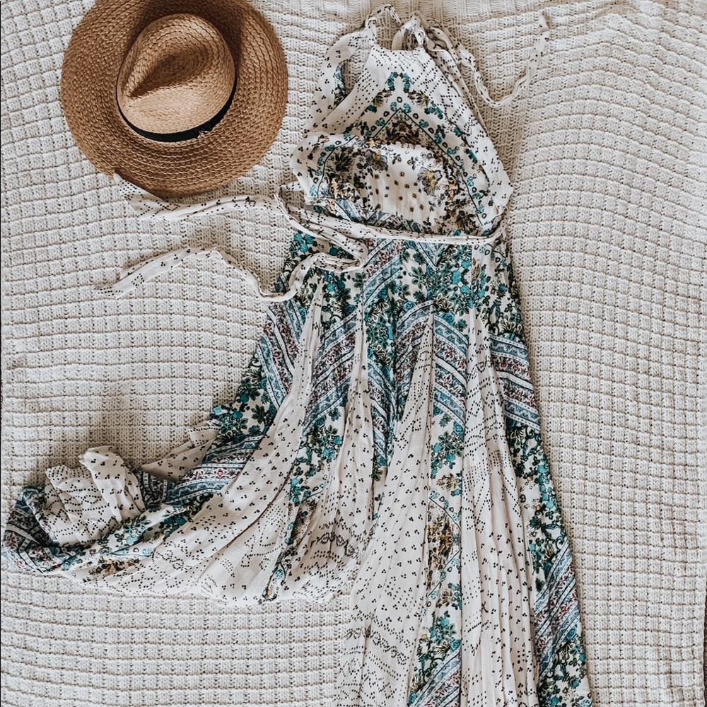 Free People Wideleg Jumpsuit *rare* Shangri-la